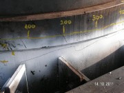 Oprava pylonu vykladače dřeva CASE
